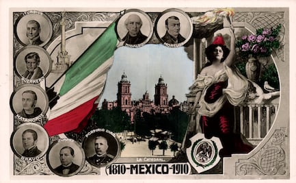 Las olvidadas postales a la patria que ensalzaron a Porfirio Díaz