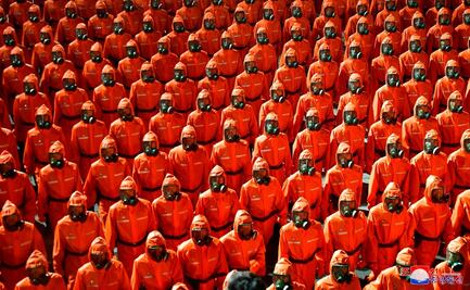 Norcorea muestra su equipo de unidad de emergencia en vez de misiles