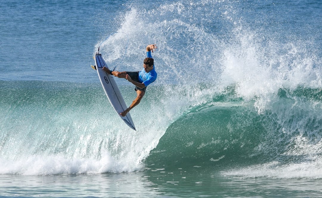 Sebastián Williams en el Pacífico Surf Open Puerto Escondido 2024 - Foto: wsl.qs