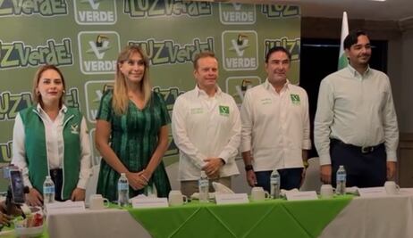 Partido Verde destapa a Maki Ortiz para gubernatura de Tamaulipas; si elección fuera mañana, "estamos listos para ir solos": Arturo Escobar