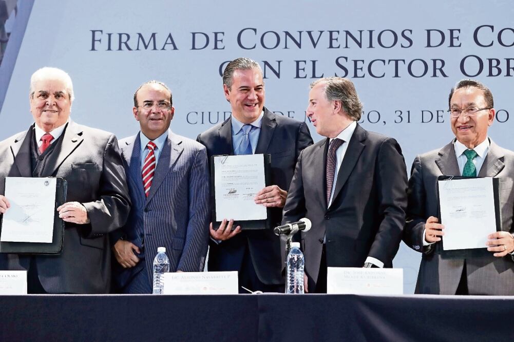 Proyecto. El sector obrero firmó un acuerdo de colaboración de las Zonas Económicas Especiales (ARIEL OJEDA. EL UNIVERSAL)