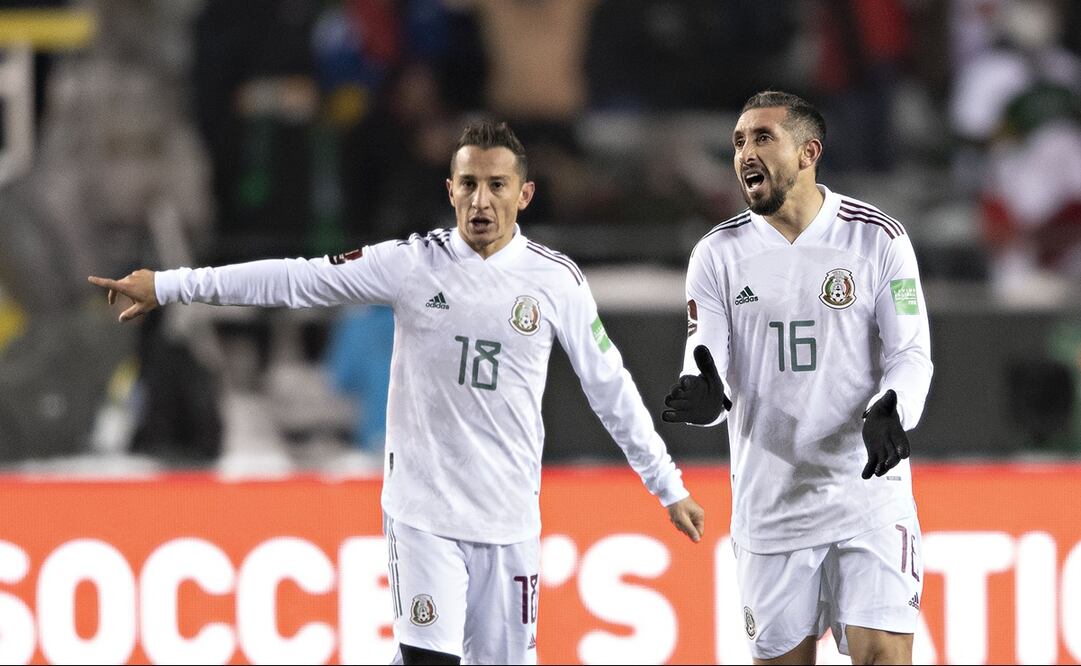 Andrés Guardado y Héctor Herrera en un partido con la Selección Mexicana - FOTO: Imago7