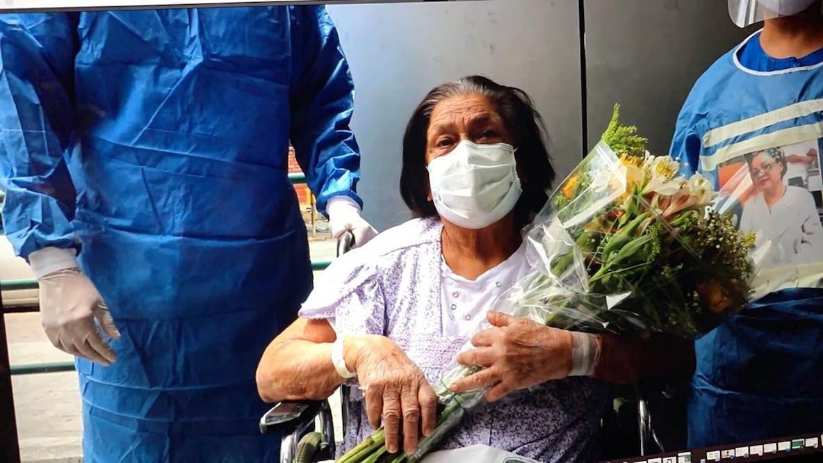 Abuelita de 84 años supera el Covid-19 en Nuevo León