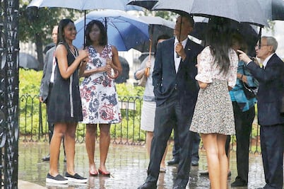 La familia presidencial turistea por La Habana 