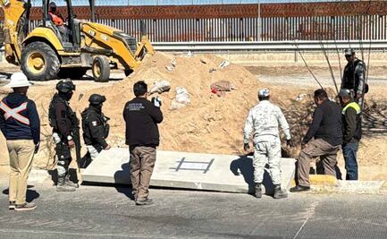 Inician trabajos para tapar túnel migrante entre Ciudad Juárez y Texas; aseguran que también se traficaban armas  