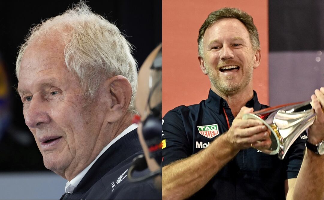 Helmut Marko se despide de Christian Horner / Foto: AP