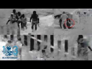 Captan a hombres armados ayudando a madre e hijo a cruzar frontera de EU