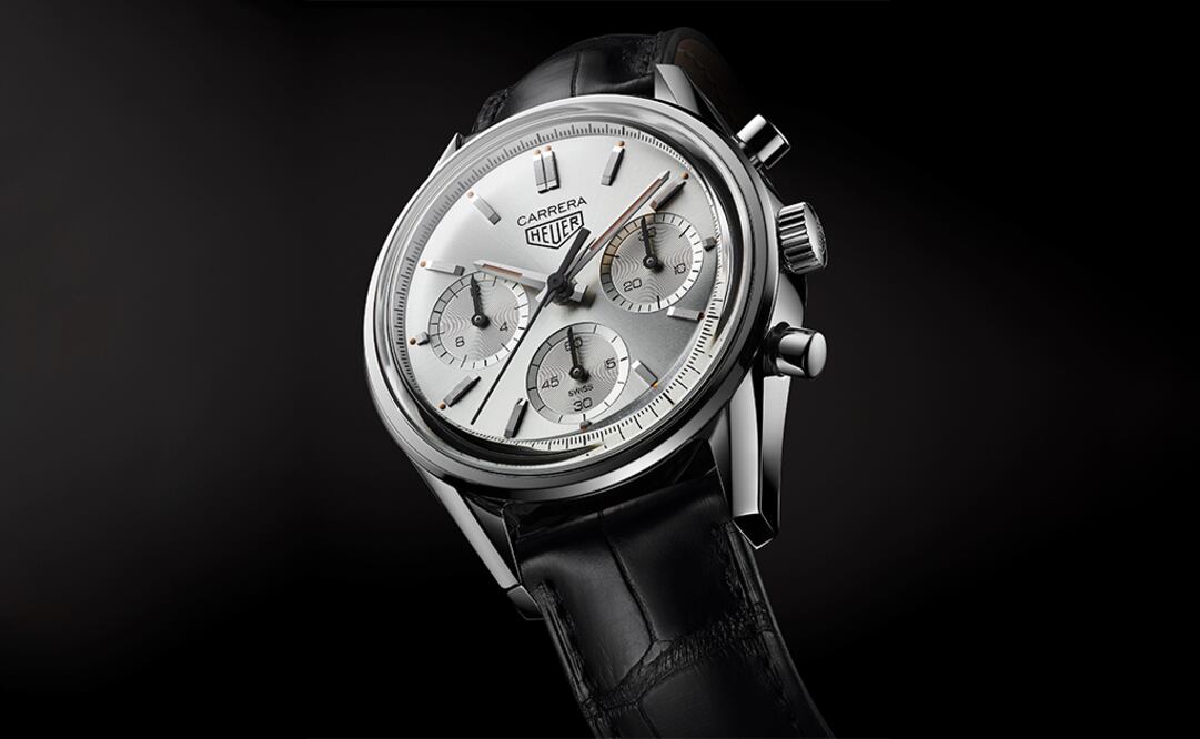 TAG Heuer Carrera 160 Years Silver Limited Edition mantiene el código sesentero de los cronógrafos.
