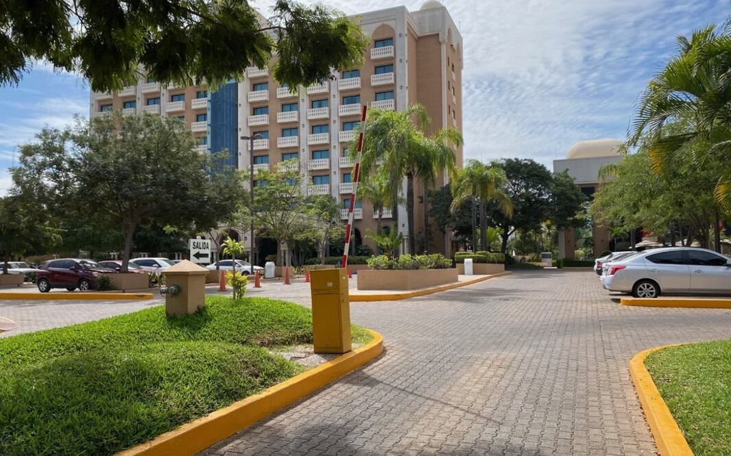 Hotel donde fue aislado el primer paciente con Coronavirus en Hidalgo Foto: Especial