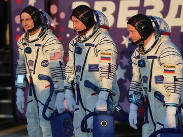 Rusia lanza la nave Soyuz MS-26 con tres tripulantes rumbo a la Estación Espacial Internacional