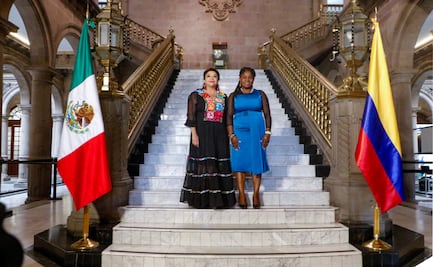 Clara Brugada entrega llaves de la CDMX a Francia Márquez, vicepresidenta de Colombia 