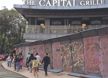 Protegen negocios con vallas ante movilización