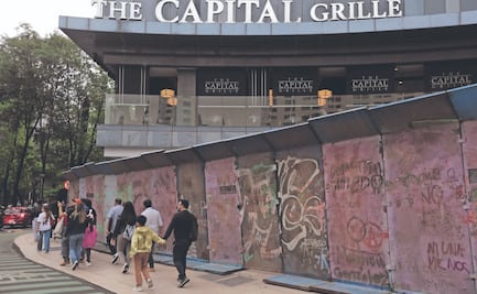 Protegen negocios con vallas ante movilización