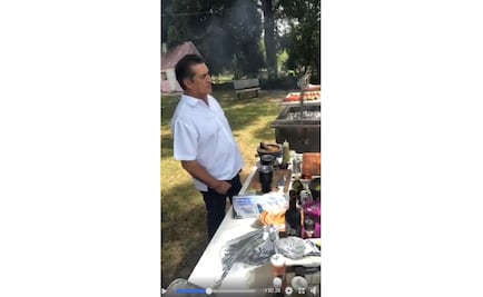 Se arma la carne asada en casa de "El Bronco"