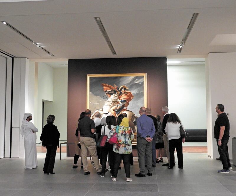 Visitantes en el Louvre Abu Dhabi, el primero de varios recintos que conformarán el Saadiyat Cultural District. Fotos/FRIDA JUÁREZ. EL UNIVERSAL