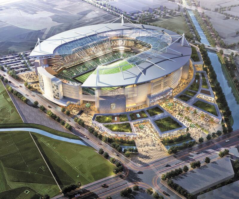 En León, Guanajuato, se tiene proyectada la construcción de un estadio de futbol; en el país hay más arenas de este deporte. Foto: CORTESÍA