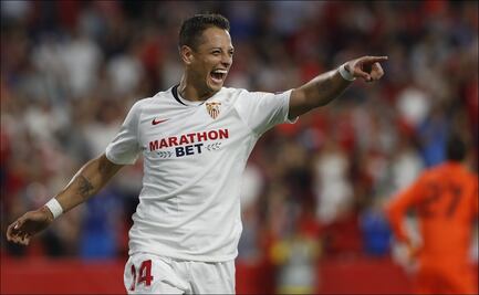 "Chicharito" Hernández; el delantero en quien confía el Sevilla