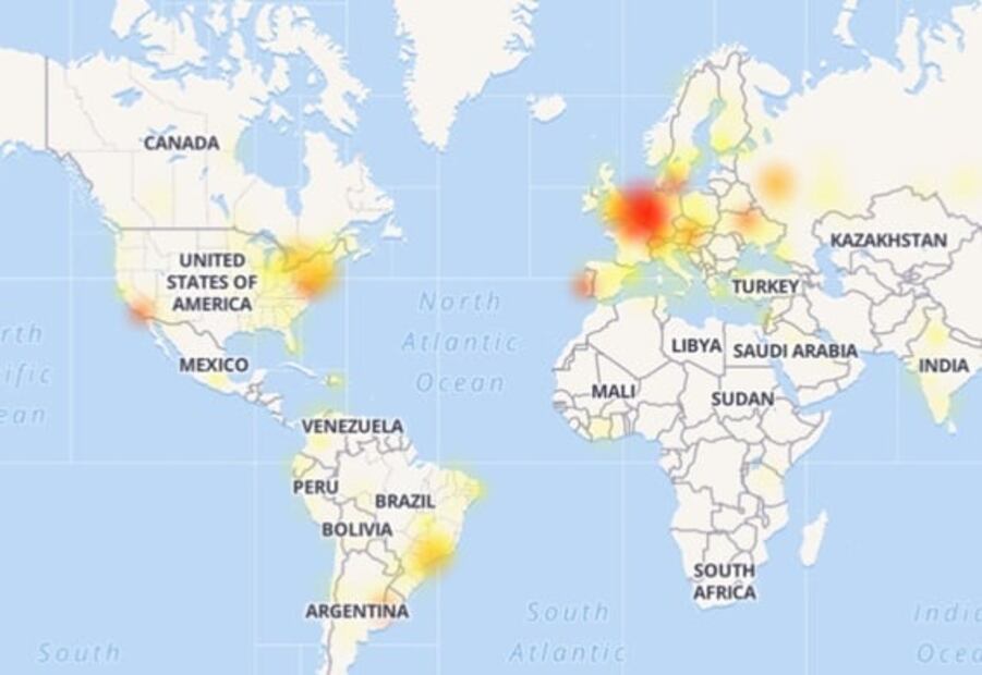 Usuarios reportan caída de Facebook e Instagram