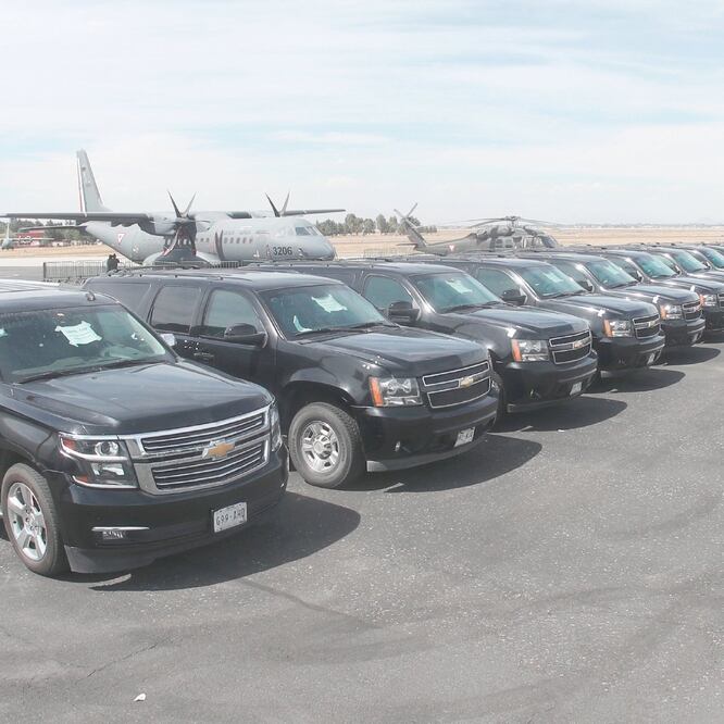 El Servicio de Administración y Enajenación de Bienes estima obtener 100 millones de pesos de la venta de los vehículos. ARIEL OJEDA. EL UNIVERSAL