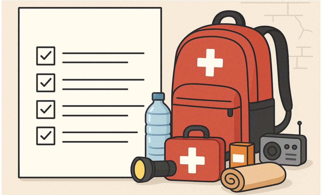 Sismos en México: ¿cómo armar un plan de emergencia y kit básico?; conoce las medidas de prevención. Foto: Generada con IA