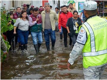 Asciende cifra de viviendas afectadas por lluvias en Xochimilco y Milpa Alta; "hay más de 300", dice Clara Brugada