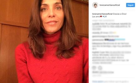 Lorena Meritano está sana y vuelve a la tv