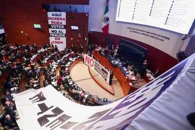 Gobernadores panistas desconocen autoridad de Rosario Piedra al frente de la CNDH