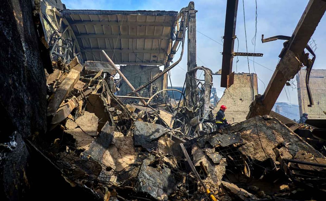 Ataque ruso con drones y misiles sobre Ucrania deja al menos tres heridos. Imagen de referencia. Foto: EFE