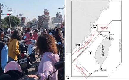 Tras terremoto, Ministerio de Defensa Nacional detecta aviones y buques del ejército de China que operaban en Taiwán