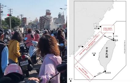 Tras terremoto, Ministerio de Defensa Nacional detecta aviones y buques del ejército de China que operaban en Taiwán