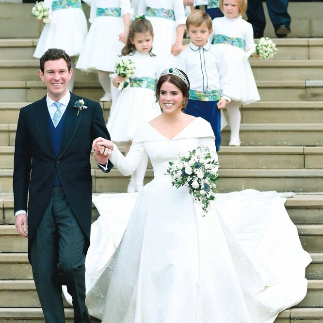 Fueron 850 invitados los testigos de la boda de Jack y Eugenia. Facundo Arrizabalaga. EFE