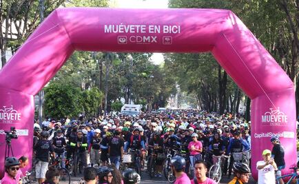 Participan 10 mil 500 ciclistas en Cuarta Rodada CDMX