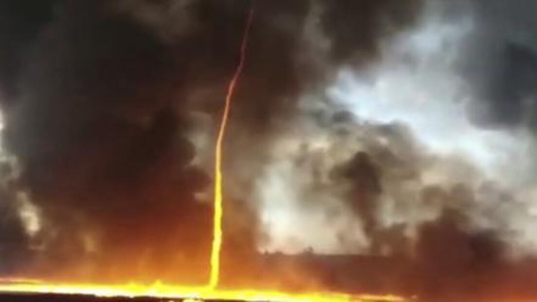 ¿Qué es un torbellino de fuego? ¿Cómo se forma? 