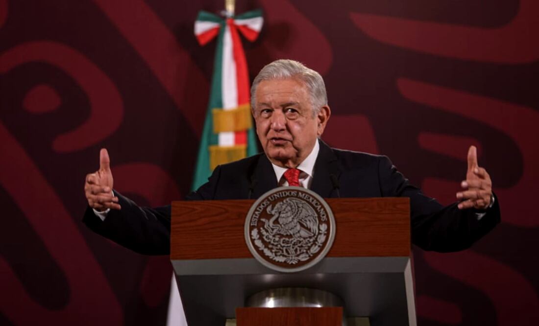 El presidente Andrés Manuel López Obrador expresó su alegría porque se terminó el pacto de silencio. Foto: Gabriel Pano