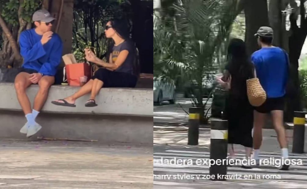 El cantante y la actriz disfrutaron de un paseo romántico. Foto: Redes sociales.