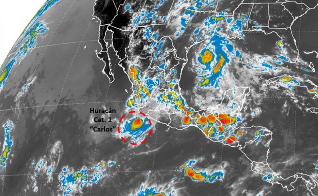 La actual condición del meteoro generará un oleaje que irá de los dos a los tres metros en la costa de Colima y Michoacán, y de 1.5 a dos metros en las costas de Nayarit, Jalisco y Guerrero (Foto: Cortesía SMN)