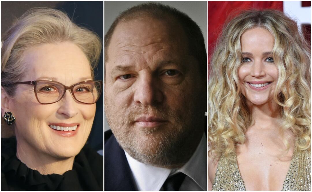 Meryl Streep y Jennifer Lawrence hablaron sobre  Weinstein. FOTO: Archivo 