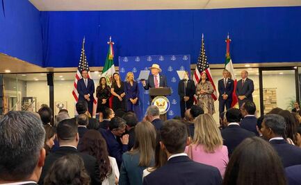 Reciben a Jill Biden y a su comitiva en la residencia de la embajada de EU en México, previo a toma de posesión de Sheinbaum