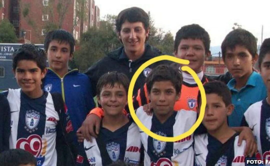 Diego Lainez cuando formó parte de las fuerzas básicas del Pachuca FOTO/ TWITTER TUZOS