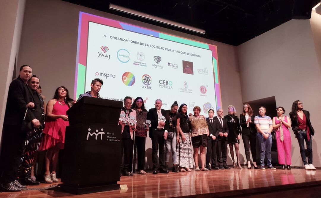 Reconocen a pioneros de las poblaciones LGBTIQ+ de México. Foto: Twitter @Gabrielgtzg