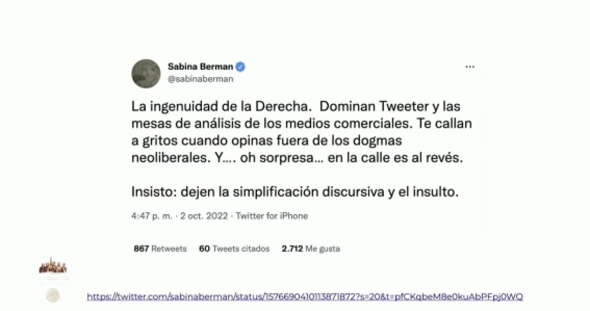 La mañanera de AMLO, 3 de octubre, minuto a minuto