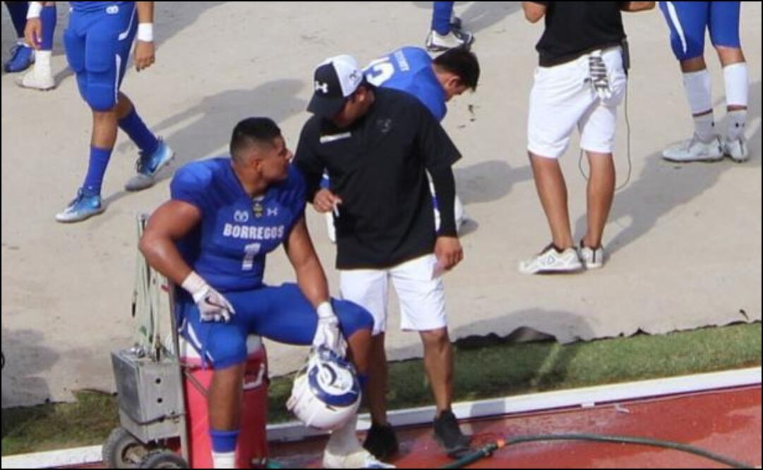 Máximo comenzó a jugar futbol americano a los 12 años con los Burros Blancos del IPN | Especial