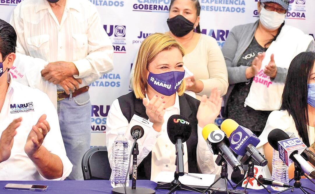 La Fiscalía Especializada de Combate a la Corrupción indaga a Maru Campos por el delito de cohecho y uso indebido de funciones. Foto: ESPECIAL