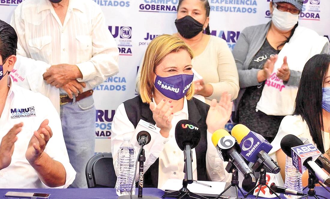 La Fiscalía Especializada de Combate a la Corrupción indaga a Maru Campos por el delito de cohecho y uso indebido de funciones. Foto: ESPECIAL