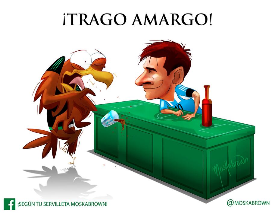 ¡Trago amargo!