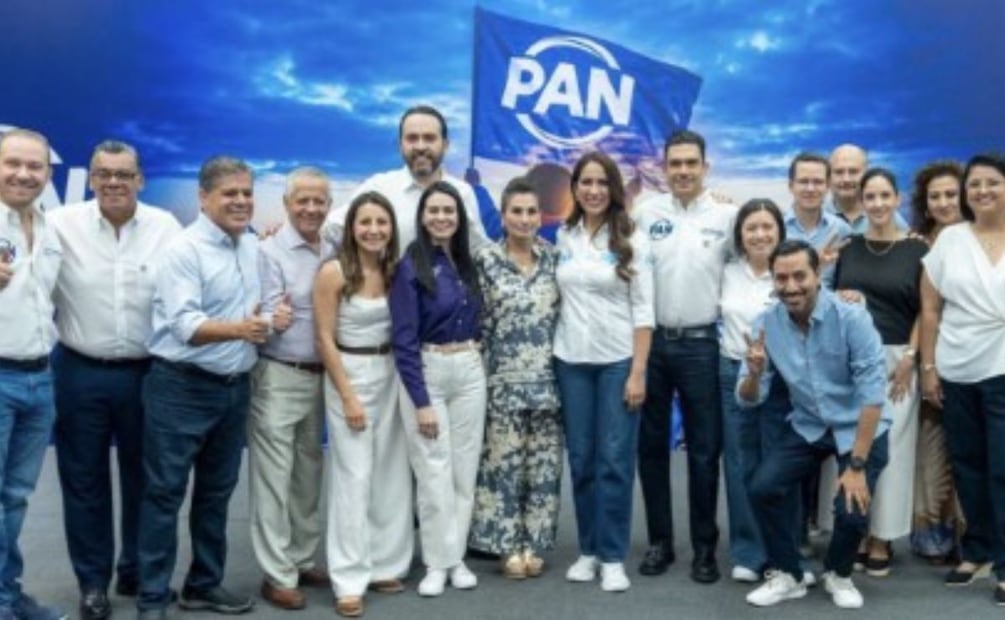 El dirigente del blanquiazul enfatizó que en la elección que viene lo que se pretende defender es el bien común. | Foto: Especial.