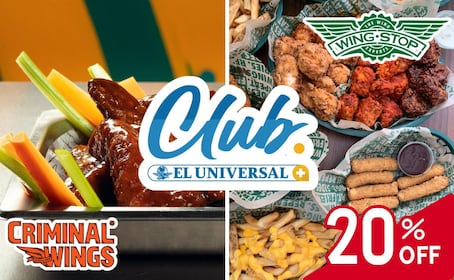 ¿Antojo de alitas? Conoce dos restaurantes imperdibles con descuento exclusivo de Club EL UNIVERSAL