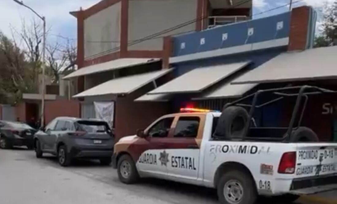 Elementos de la Guardia Estatal y de la Fiscalía de Tamaulipas se apostaron en el lugar a fin de realizar las investigaciones correspondientes. Foto: Especial