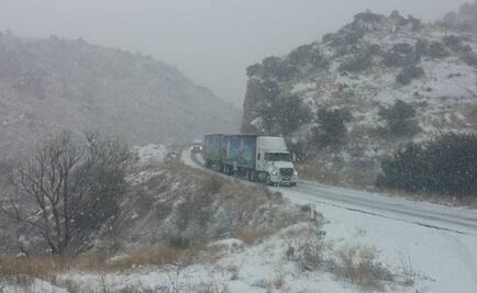 Snow alert in the state of Sonora