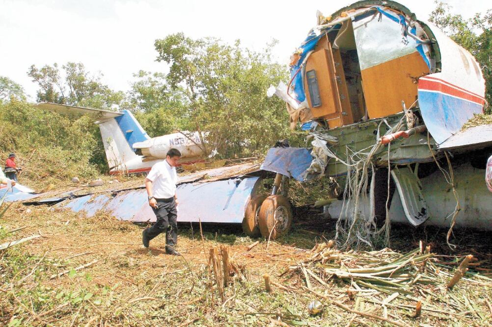 De acuerdo con la FGR, Omar Jácome introdujo en un avión clorhidrato de cocaína a México. Por la falta de combustible, la aeronave cayó en Yucatán. Foto/ARCHIVO EL UNIVERSAL